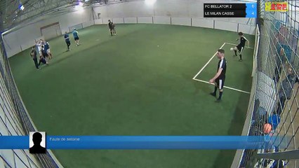 Faute de antoine - FC BELLATOR 2 Vs LE MILAN CASSE - 19/03/18 19:00 - LIGUE 3 - Poitiers Game Parc