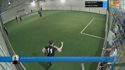 But de Victor (13-6) - FC BELLATOR 2 Vs LE MILAN CASSE - 19/03/18 19:00 - LIGUE 3