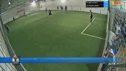 But de Samuel (14-6) - FC BELLATOR 2 Vs LE MILAN CASSE - 19/03/18 19:00 - LIGUE 3