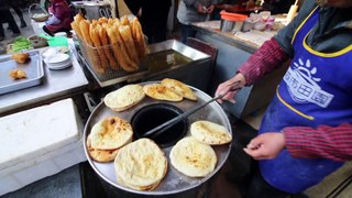 GRAPHIC Street Food in China - BUTCHER at RURAL Morning Market + BEST Chinese Street Food BREAKFAST