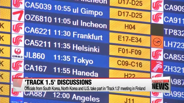 Officials from South Korea, North Korea and U.S. take part in Track 1.5 meeting in Finland