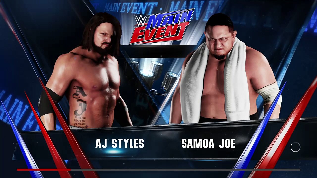 WWE 2K18 03/19/18 AjStyles vs SomoaJoe