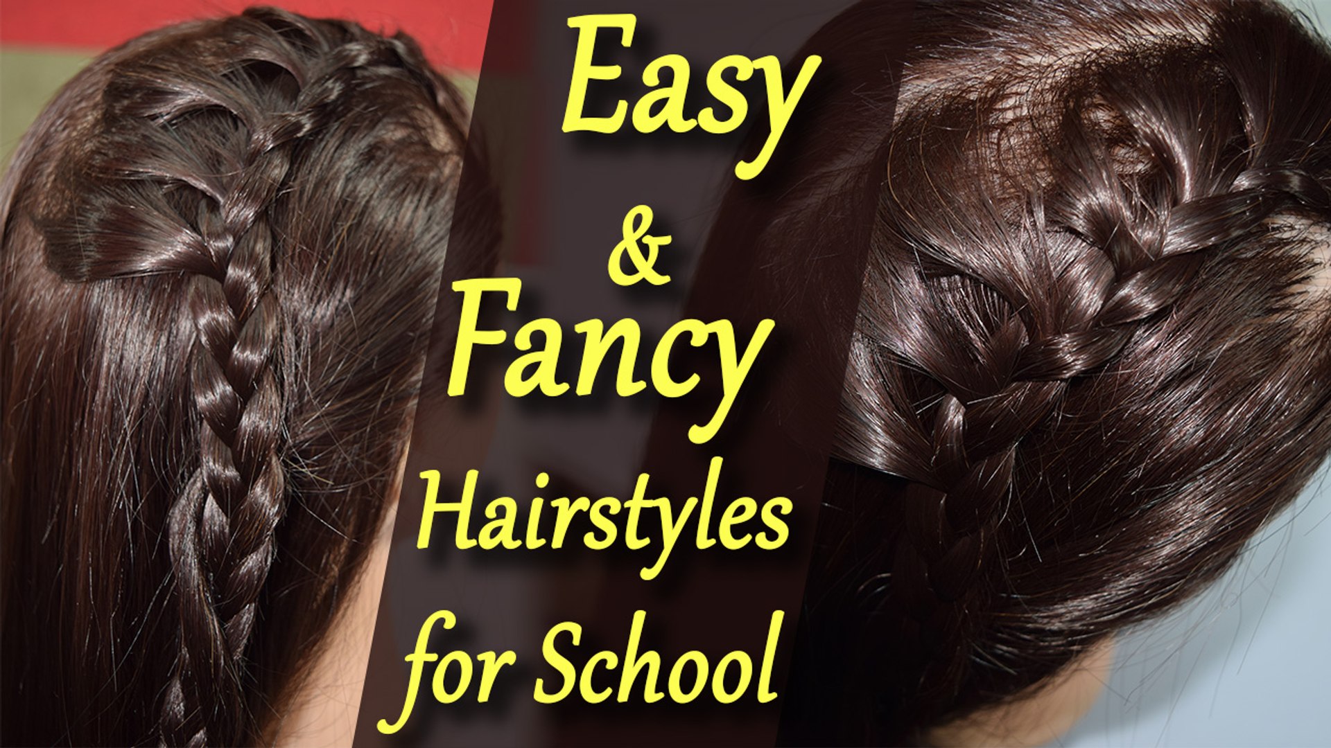 Hairstyle Tutorial: Easy and fancy hairstyles for school girls | Boldsky -  video Dailymotion