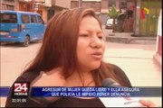 Policía deja libre a sujeto que agrede brutalmente a su expareja