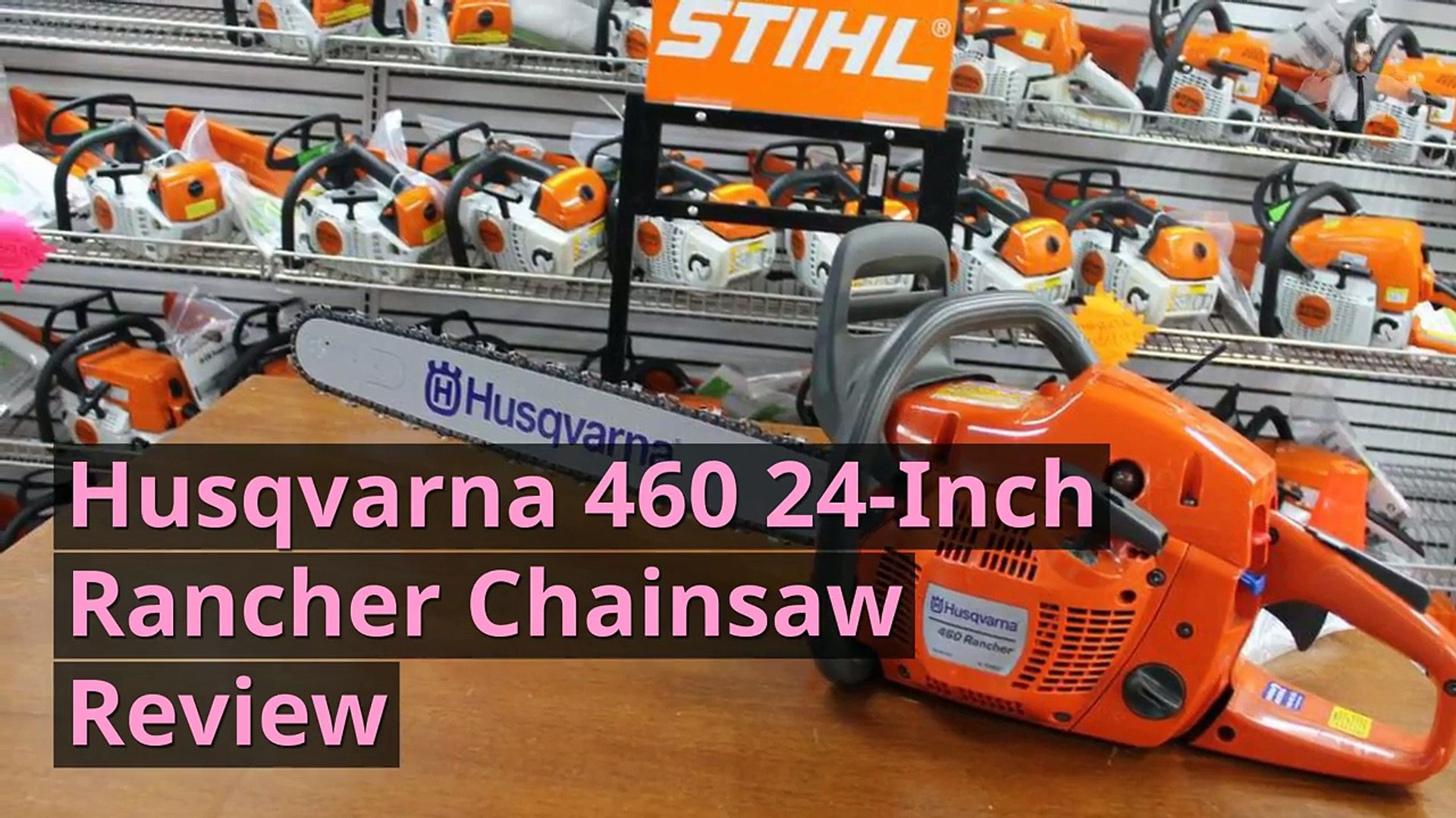 Husqvarna 460 24-Inch Rancher Chainsaw Review - video Dailymotion