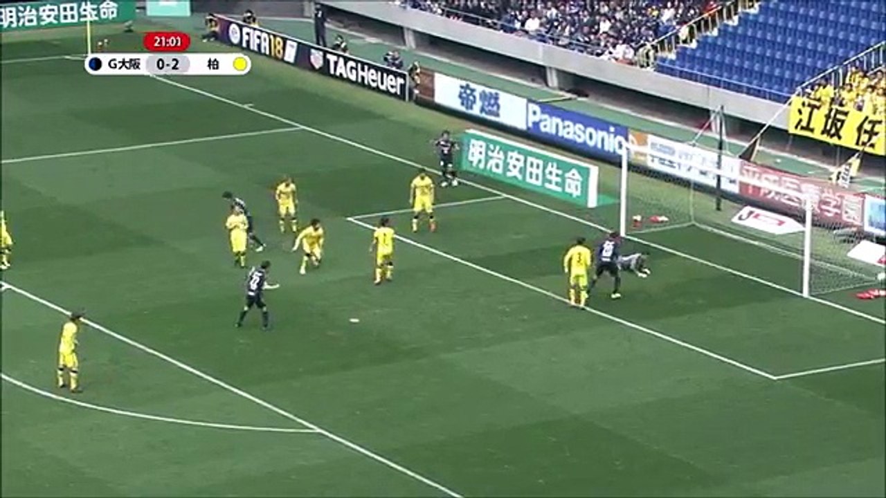 Gamba Osaka 1:2 Kashiwa (Japan. J League. 18 March 2018)
