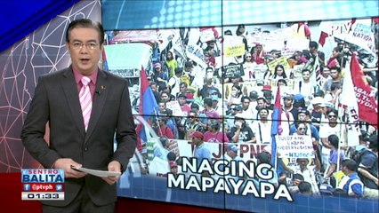 PNP: Tigil-pasada, pangkalahatahn naging mapayapa