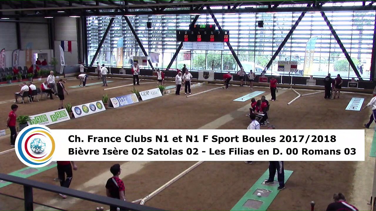 Premier tour, tir rapide en double, finale N1F Les Filias contre Romans, N1 Bièvre Isère contre Satolas, France Clubs 2018, Balaruc-les-Bains 2018