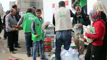 Afrin'deki ailelere insani yardım - AFRİN