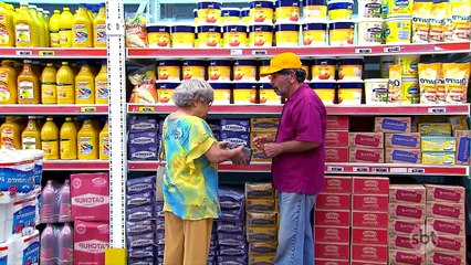 Derrubar Velha no Supermercado | Câmeras Escondidas (18/03/18)