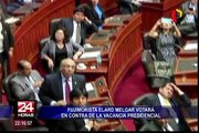 Congresista Elard Melgar anuncia que votará en contra de la vacancia presidencial