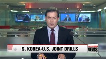 S. Korea-U.S. joint military drills to begin on April 1st, last shorter than previous years