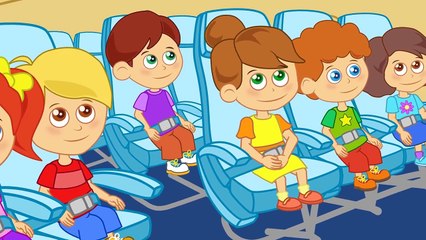 Uçağım Uçar - Sevimli Dostlar çizgi film çocuk şarkıları 2018 - Kids songs nursery rhymes