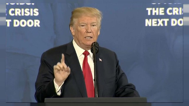Trump pide la pena de muerte para los narcotraficantes