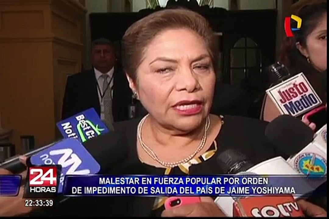 Reacciones ante orden de impedimento de salida para Yoshiyama, Bedoya y Briceño