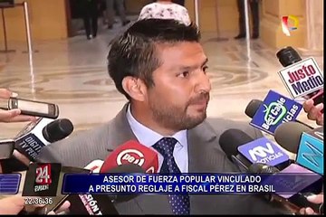 Fiscal Domingo Pérez señala haber sido víctima de reglaje durante su estadía en Brasil
