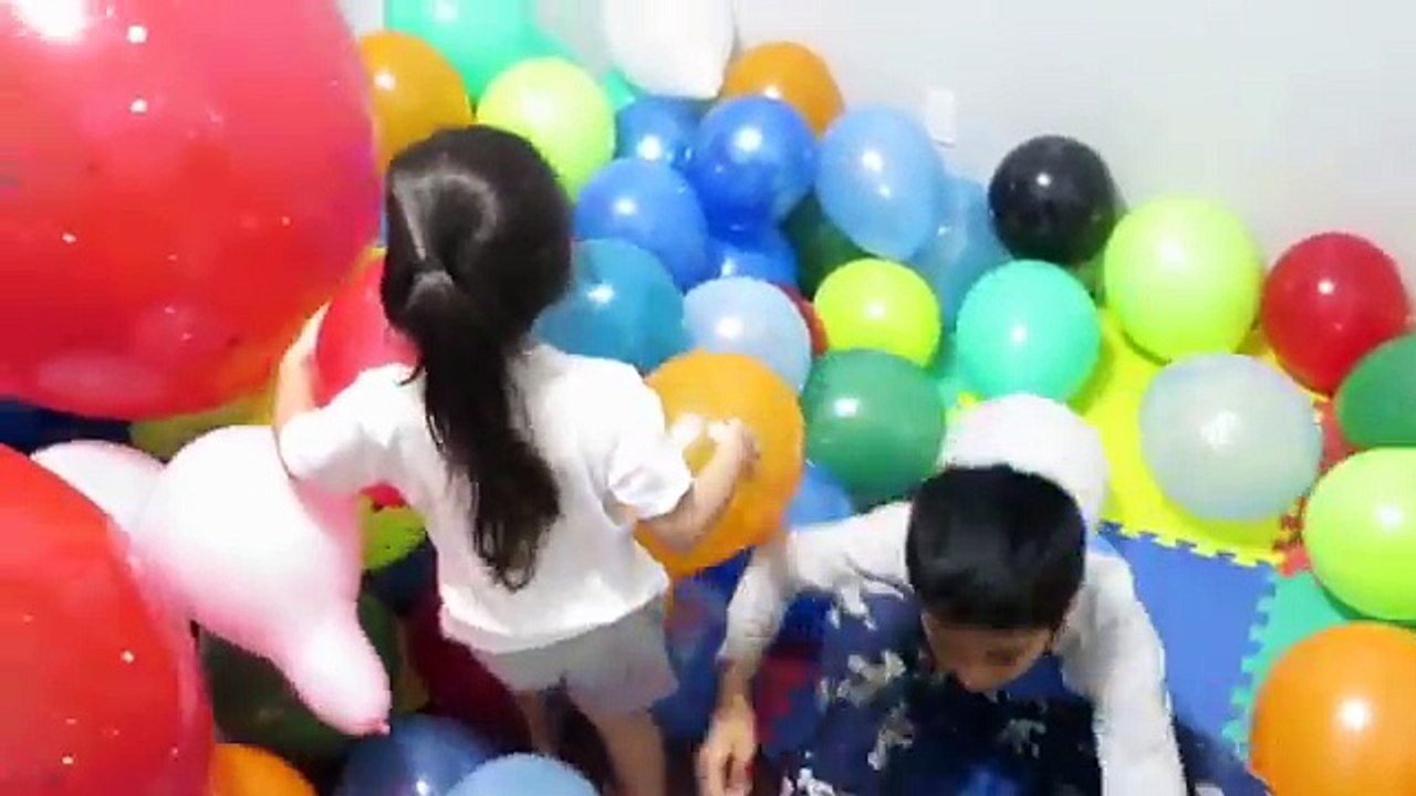 BALLOON POPPING FUN Kids Video TBT FunTV