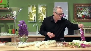 How to Arrange Flowers- Orchid Garland Flower Arrangements!