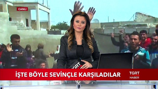 Afrin Halkı ÖSO'yu Coskuyla Karşıladı - Zeytin Dalı Harekatı