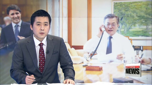 S. Korea's Moon and Canada's Trudeau highlight importance of rules-based global trading system