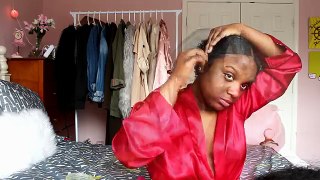HOW TO | Sleekest Low Ponytail on SHORT TWA | Thick Curly Natural Hair