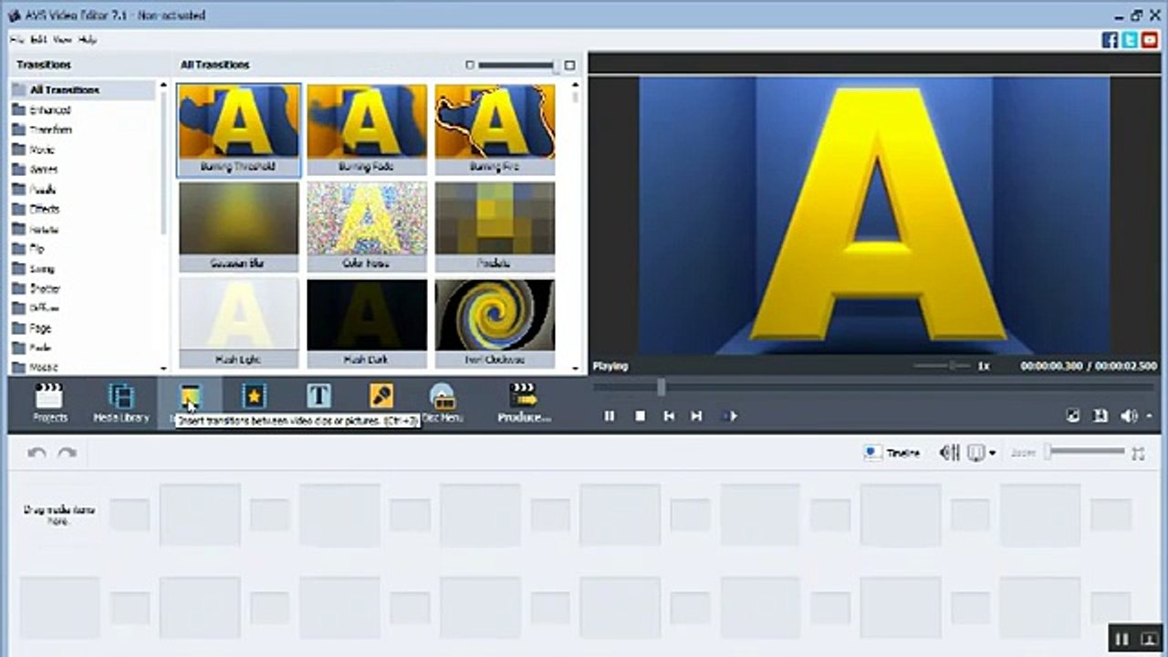 AVS Video Editor Hindi Tutorials lesson 1 Interface and Import