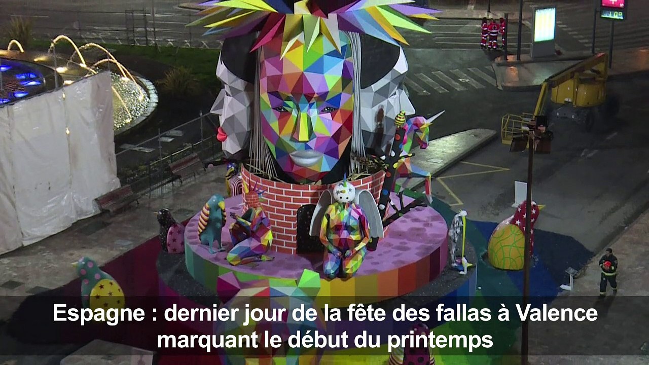 Espagne: les fallas de Valence brûlées pour fêt...