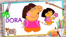 PEPPA PIG DISFARCE DORA A AVENTUREIRA TOY STORY DOUTORA BRINQUEDO DIVERTIDAMENTE COMPLETO!