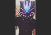 Young Black Panther Fan Recreates His Favorite Scenes