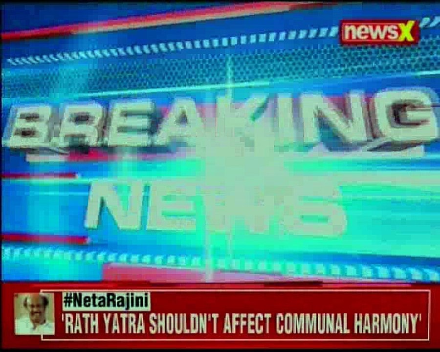 Neta Rajini back from his spritual tour; condemns vandalism of statues