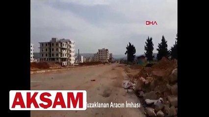 Afrin�de teröristlerin tuzakladığı patlayıcı böyle imha edildi
