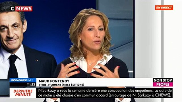EXCLU - Maud Fontenoy sur la garde à vue de Sarkozy: J'ai mal au ventre pour lui. Je suis choquée par ce déchaînement de violence - VIDEO