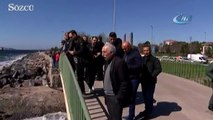 Pendik’te denizde bulunan cesede lodos engeli