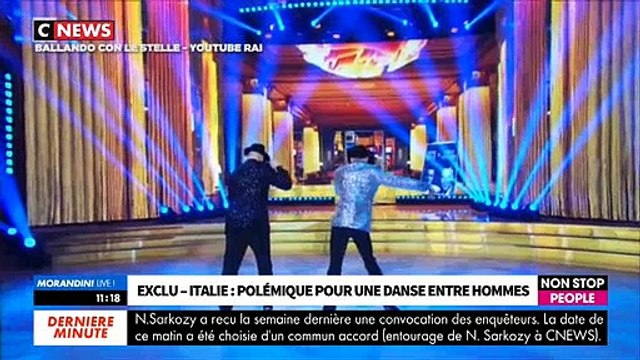 EXCLU - Italie: Polémique pour une danse entre hommes à la télévision