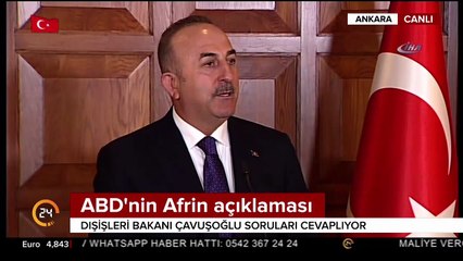 Download Video: Türkiye'den Afrin açıklaması: Terör örgütü ABD´yi tehdit ediyor