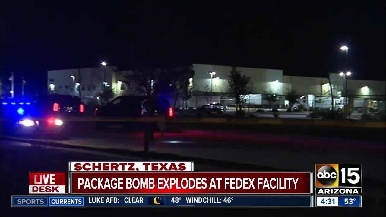 BREAKING: Bomb explodes at San Antonio FedEx