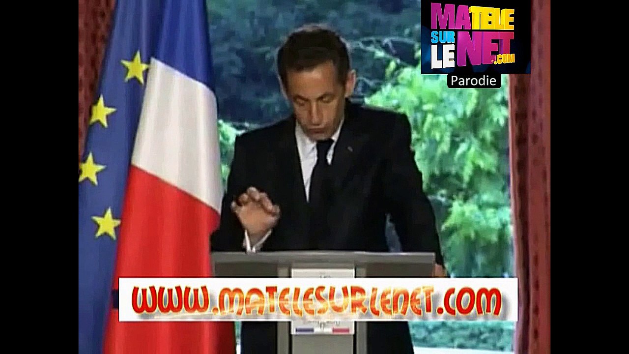 (Parodie) Sarkozy s'explique sur l'affaire Kadhafi