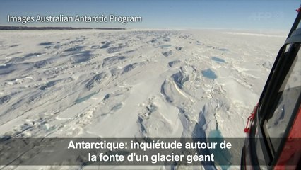 Antarctique: inquiétude autour de la fonte d'un glacier géant