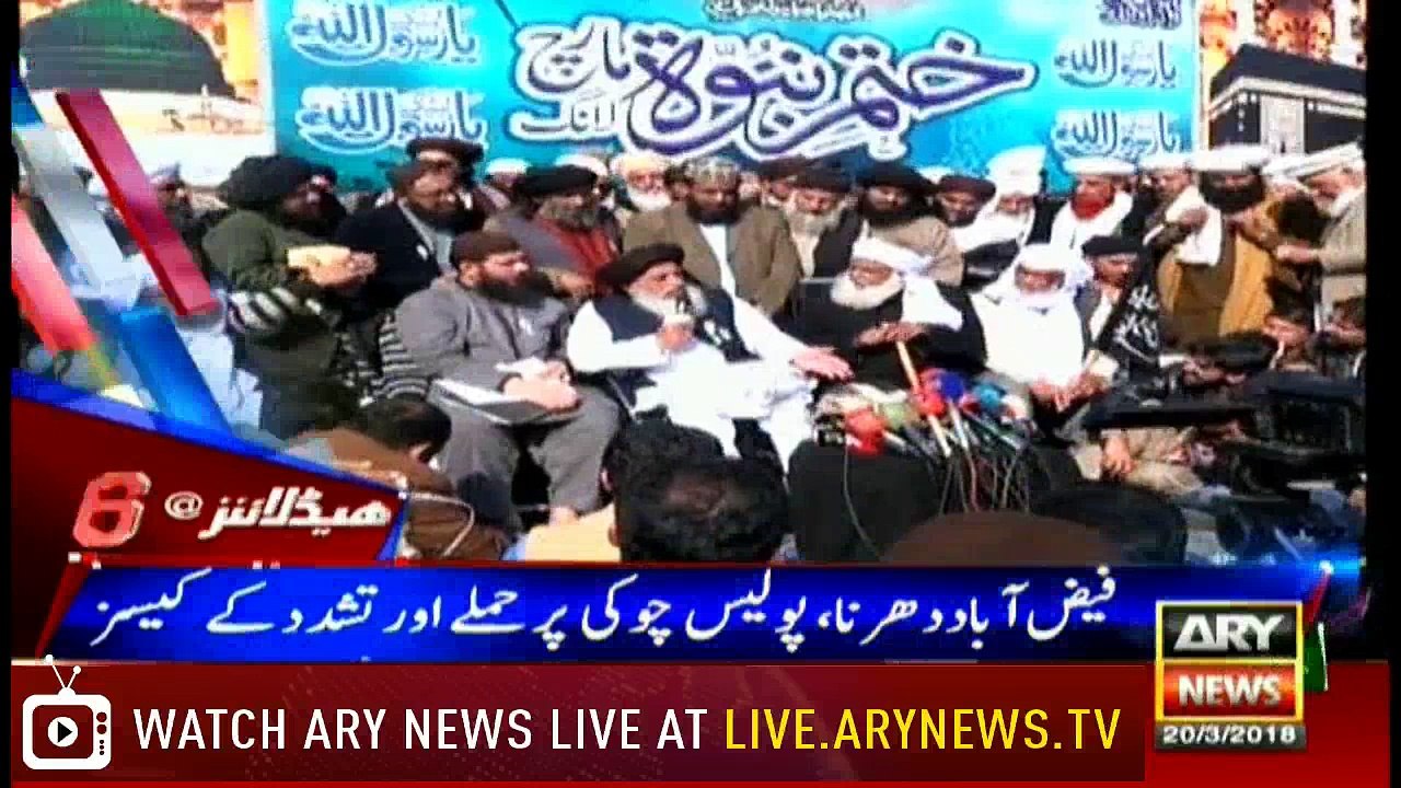 Headlines 1800 20th March 2018