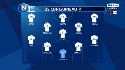 Informations composition  concarneau