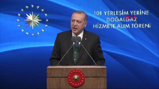 Beştepe'de 101 İlçeye Doğalgaz Dağıtım Töreni -7