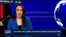 i24NEWS DESK | 3 injured, including shooter in Maryland shooting | Tuesday, March 20th 2018