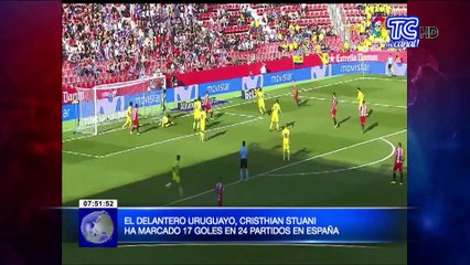 El uruguayo Christian Stuani es la nueva revelación del futbol mundial