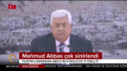 Mahmud Abbas'tan çok sert tepki