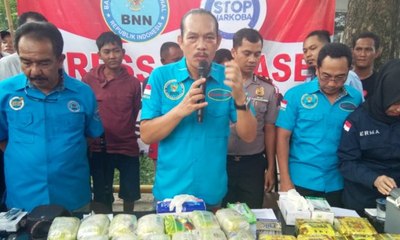 BNN Amankan 30 Kilogram Sabu Asal Malaysia