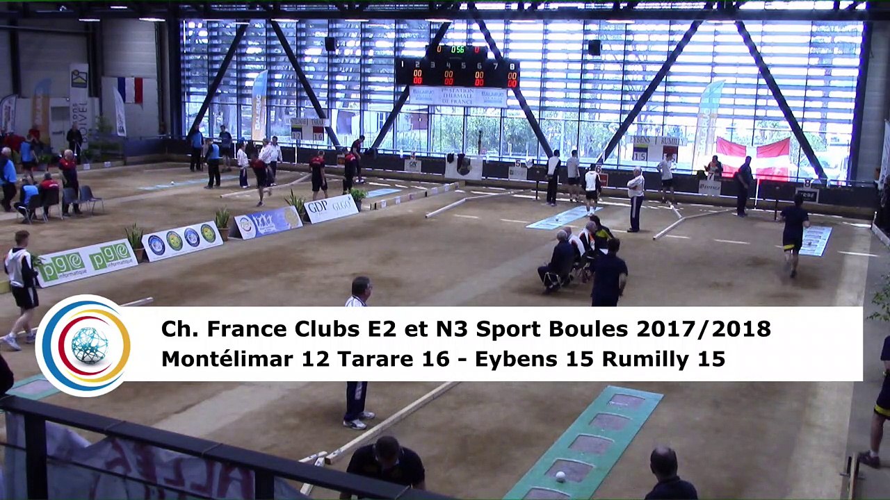 Troisième tour, tir rapide en double, finale Elite 2 Montélimar contre Tarare et finale National 3 Eybens contre Rumilly, France Clubs 2018, Balaruc-les-Bains 2018
