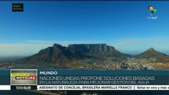 ONU: escasez del agua afectará a 5 mil millones de personas en 2050