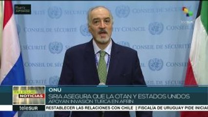 Siria asegura que la OTAN y EE.UU. apoyan invasión turca en Afrín