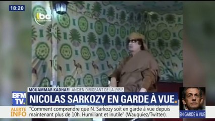 Quand Mouammar Kadhafi assurait avoir "aidé Sarkozy à prendre le pouvoir"