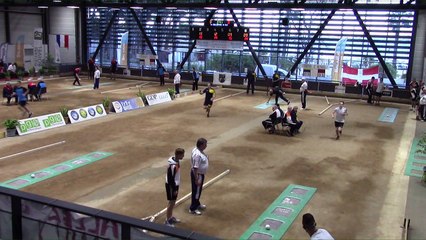 Premier tour, tir rapide en double, finale Elite 2 Montélimar contre Tarare et finale National 3 Eybens contre Rumilly, France Clubs 2018, Balaruc-les-Bains 2018